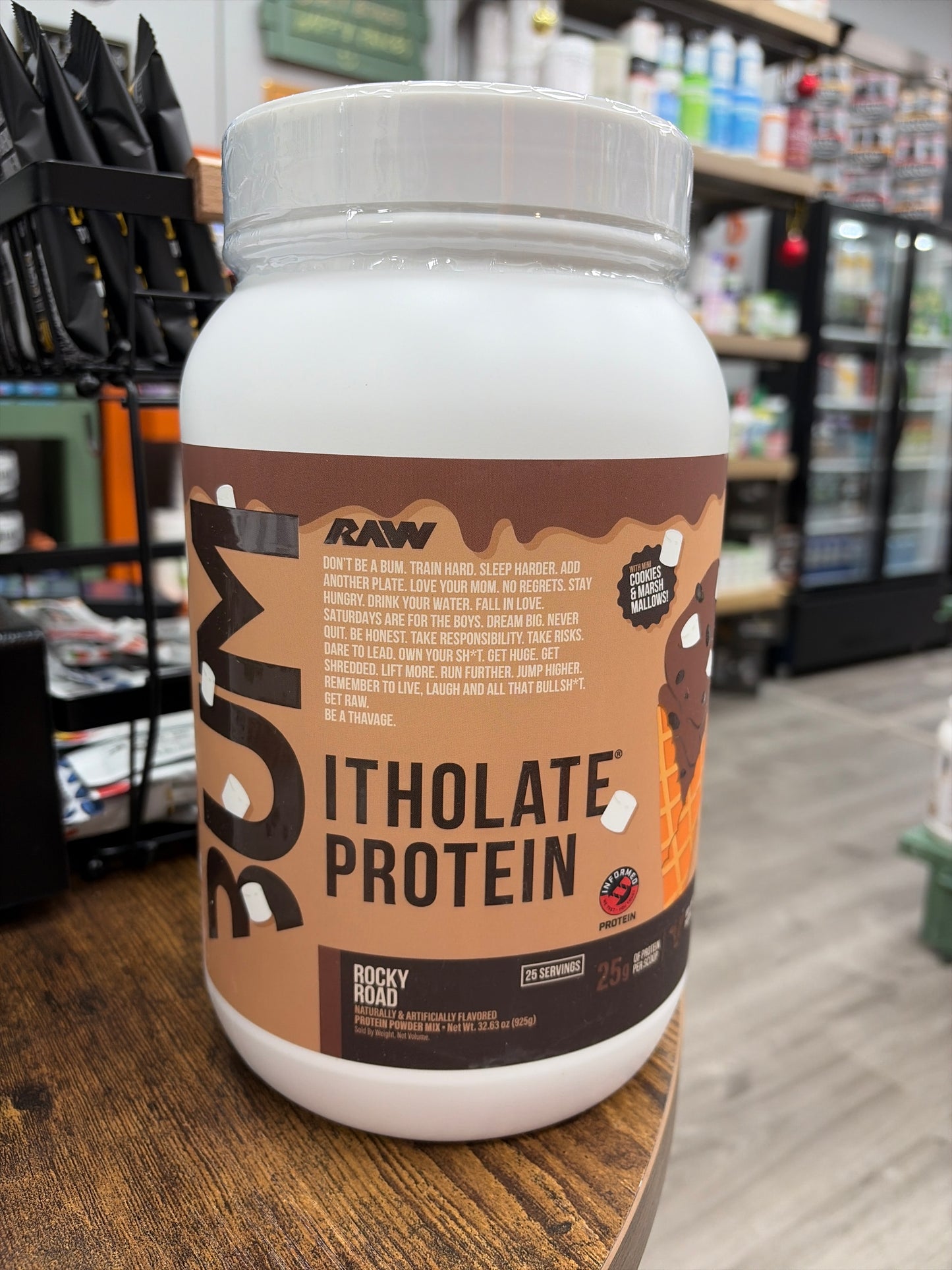 Raw Bum Protein Rocky Road 25 Servings