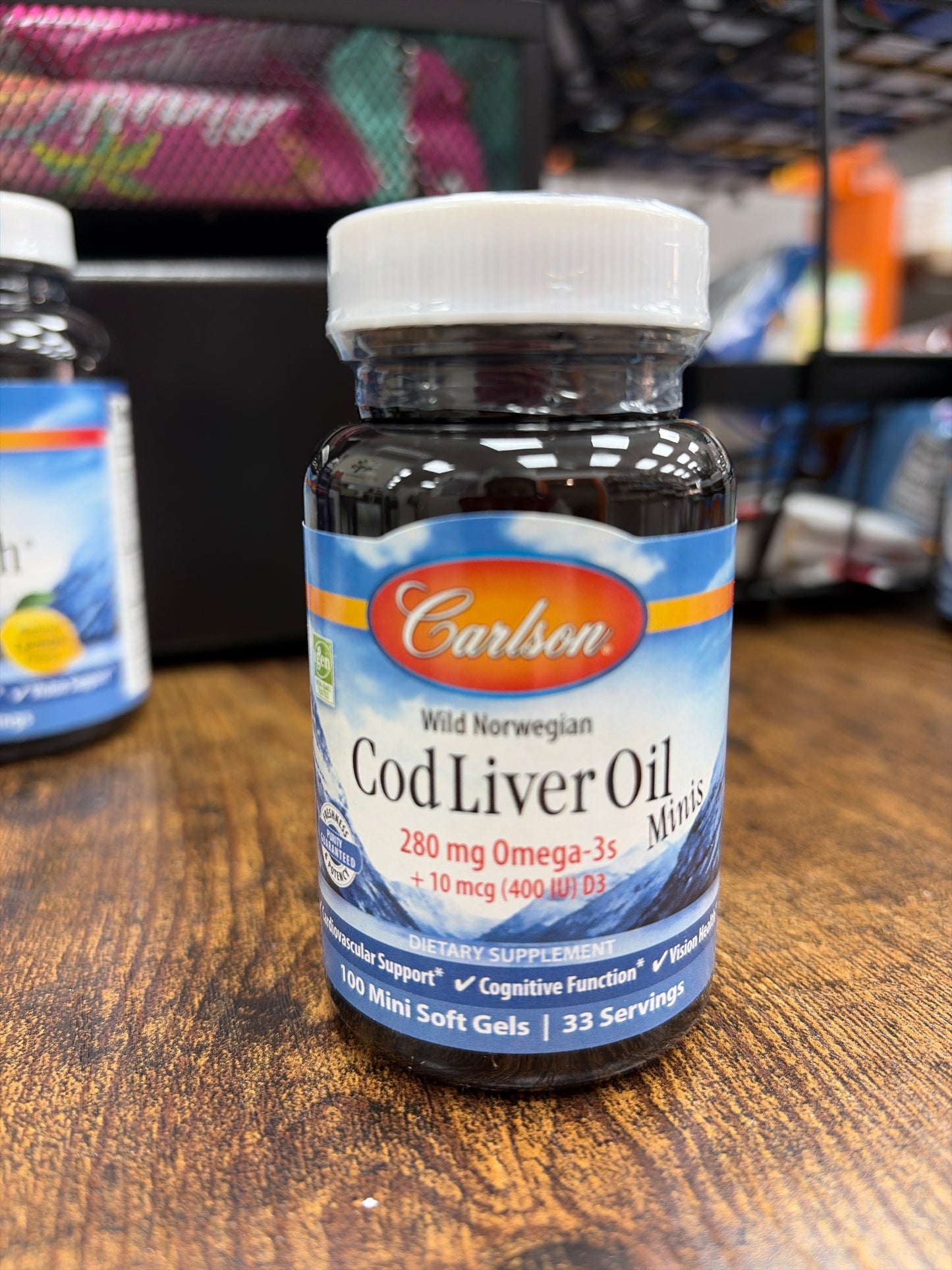 Carlson CodLiver Oil (mini) 100 mini softgels