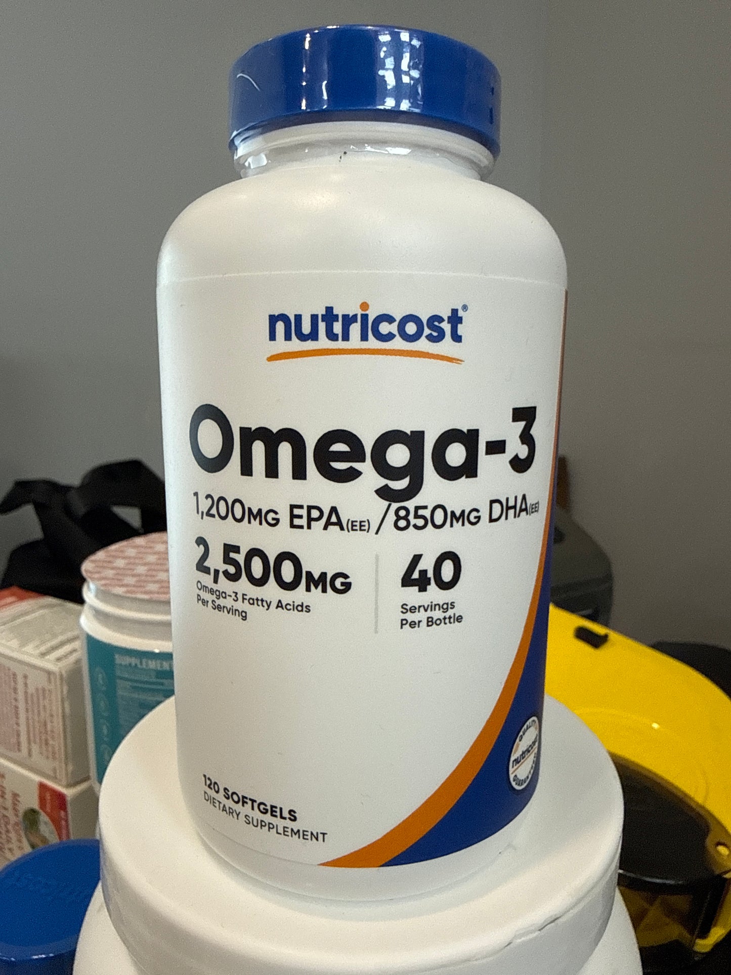 Nutricost Omega-3 (2.500mg) 120 Softgels