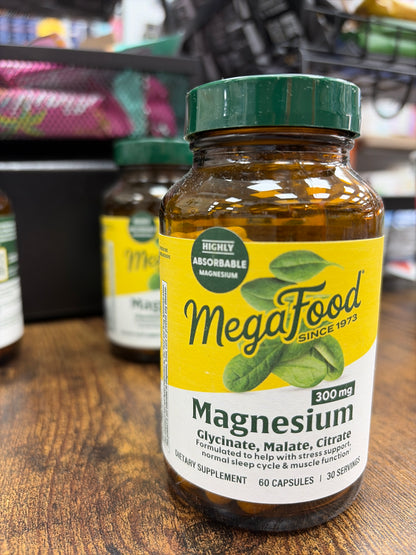 MegaFood 300mg Magnesium (60 capsules)