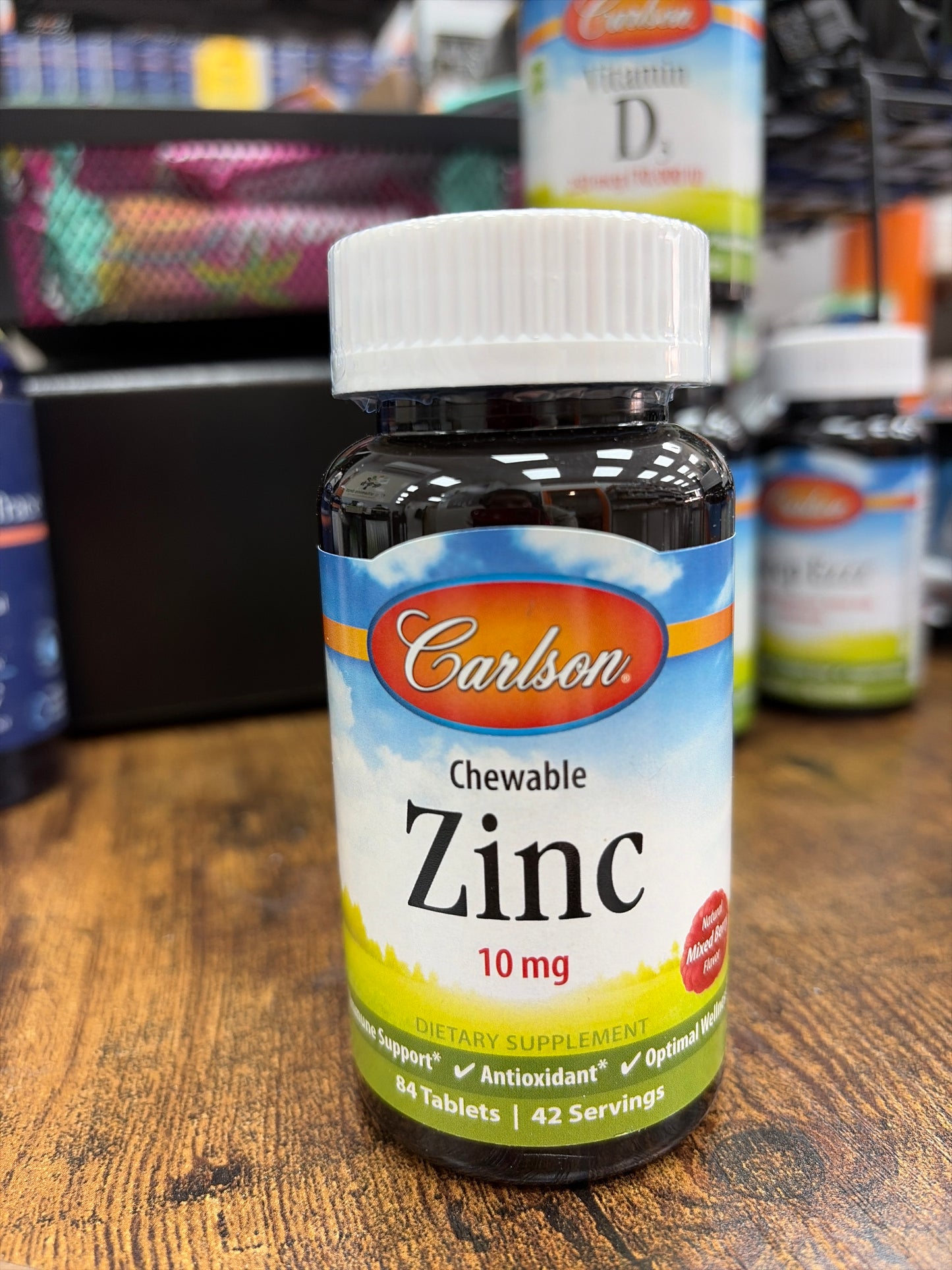 Carlson Chewable Zinc 10mg (84 tablets)