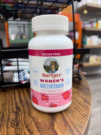 Mary Ruth’s Women’s Multivitamin Gummies Strawberry (60 Gummies)