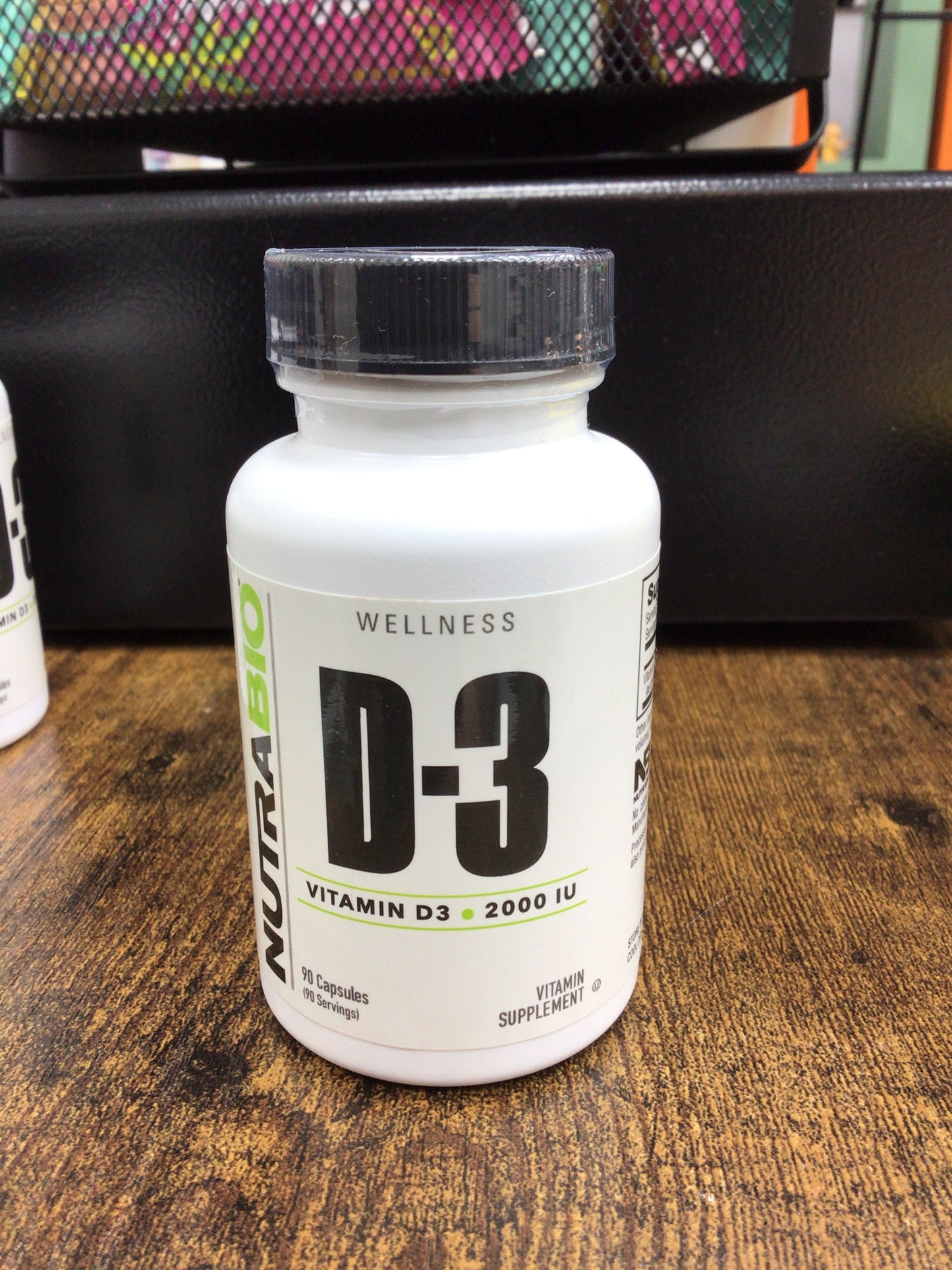 Nutrabio D-3 vitamin d3 2000 IU 90 capsules
