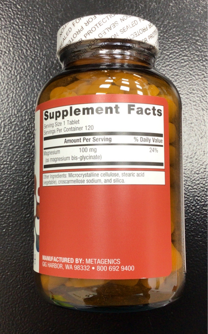 Metagenics Magnesium Glycinate 120 Tablets