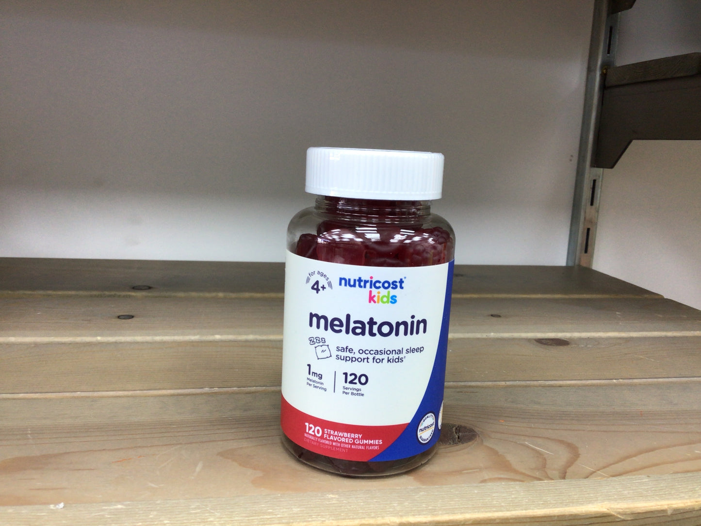 Nutricost kids melatonin 120 Strawberry Flavored Gummies