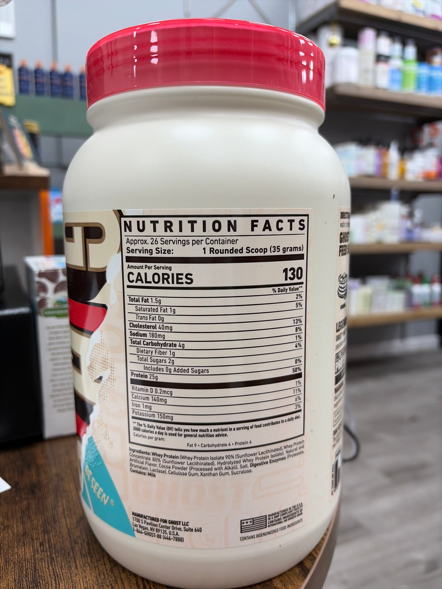 Ghost Whey Protein Milk Chocolate 2LB