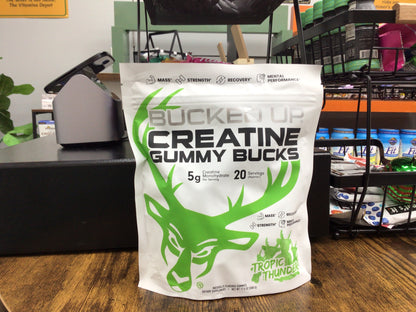 Bucked Up Creatine Gummy Bucks Tropical Thunder