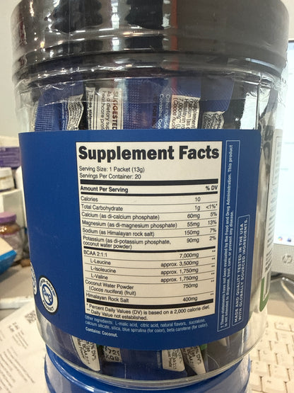 Nutricost performance BCAA+ Green Apple Flavored (20 servings)
