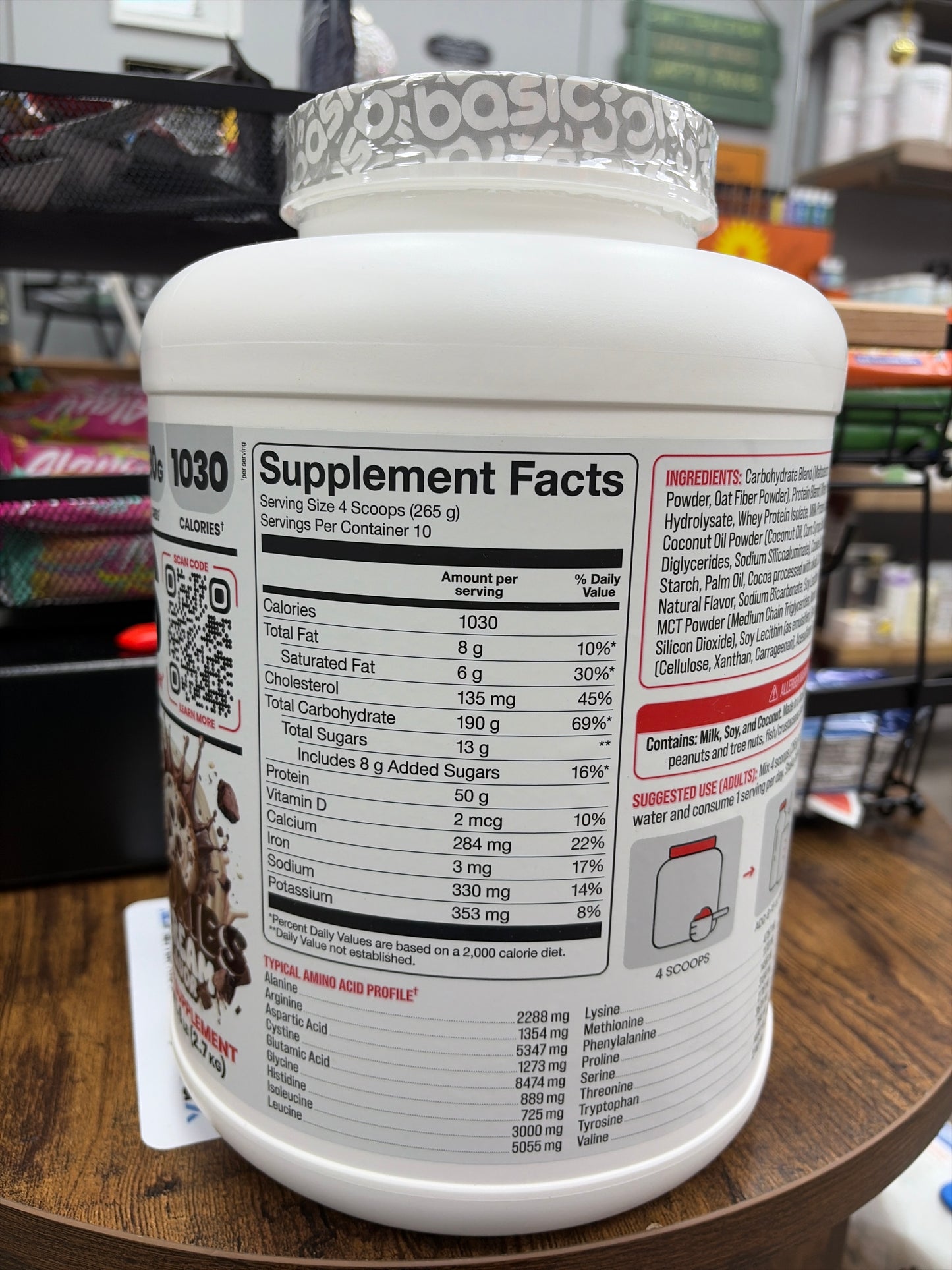Basic supplements MASS HiGh Calorie Muscle Mass Gainer