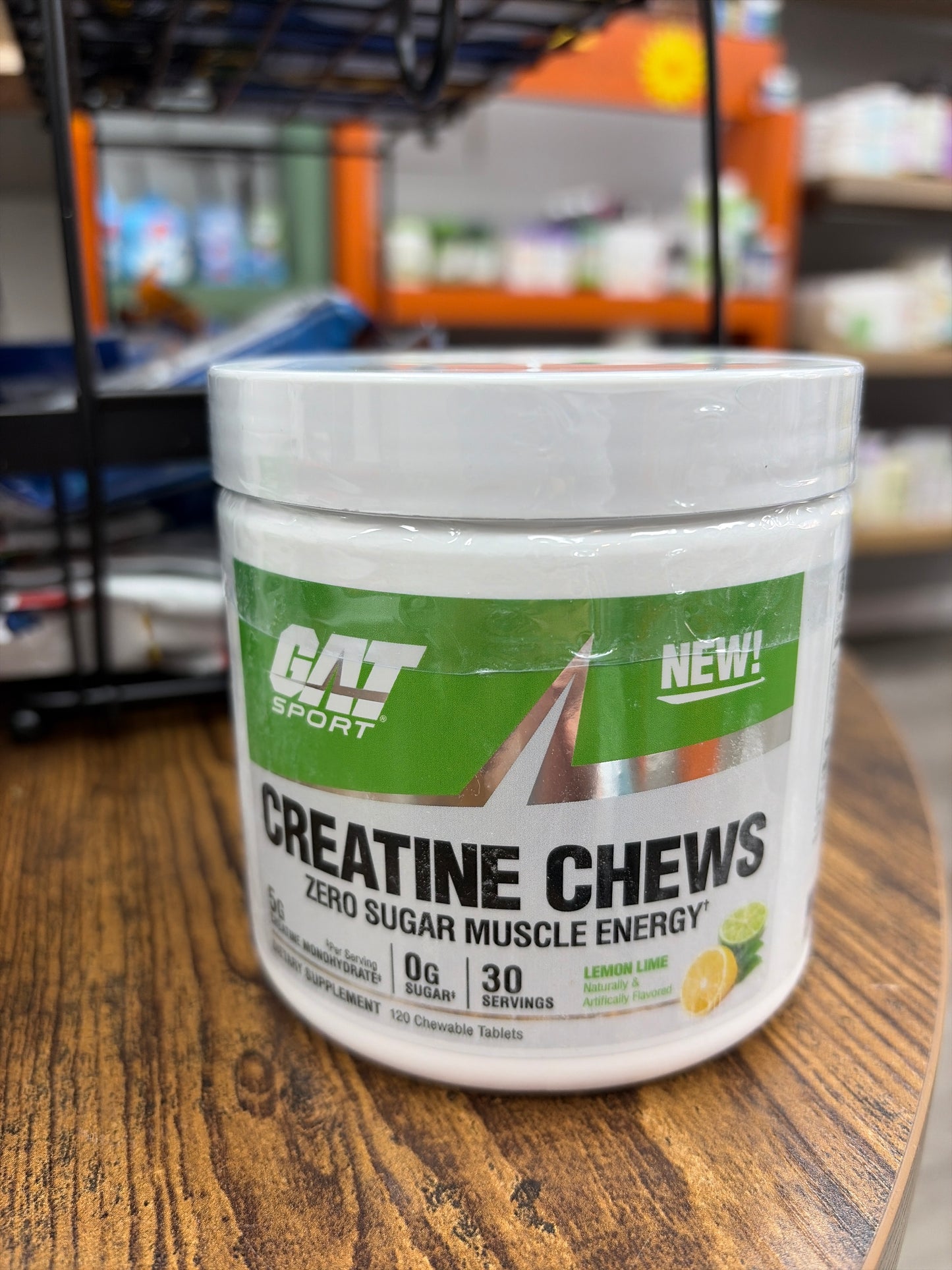 GAT Sport Nitraflex Chews Creatine  Lemon Lime(120 tablets)