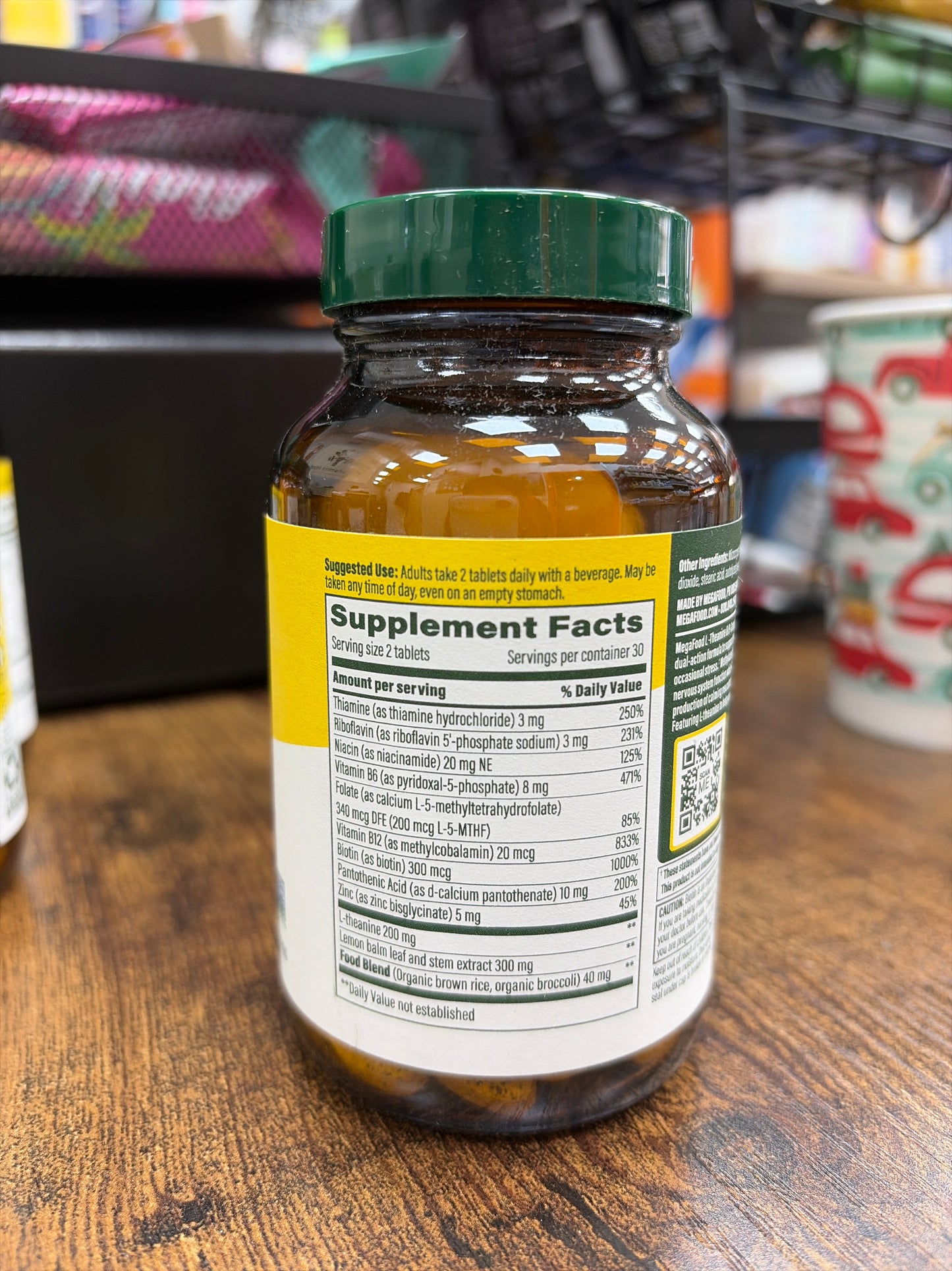 MegaFood L-Theanine&B-Complex (60 tablets)
