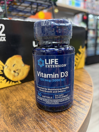 Life Extension Vitamin D3 125 mcg (5000 IU)