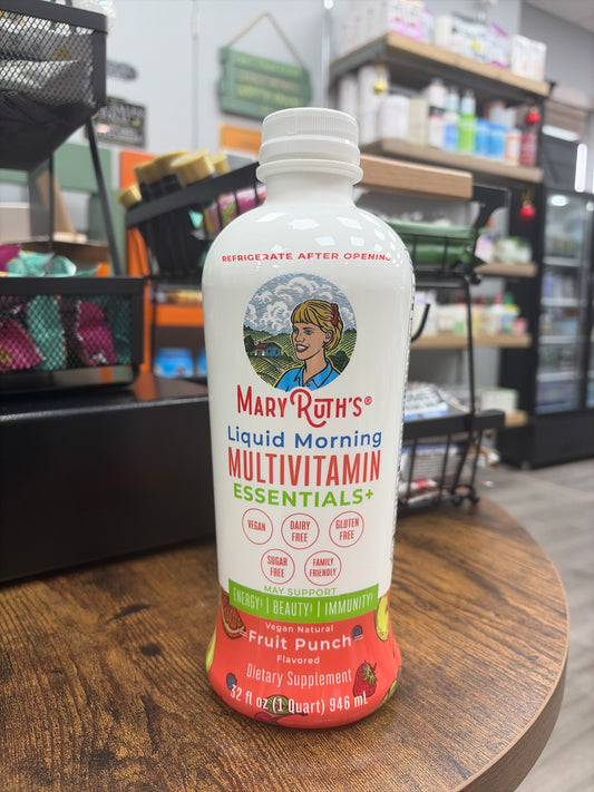 Mary Ruth’s Liquid Morning Multivitamin Essentials+ Fruit Punch 32 fl.oz