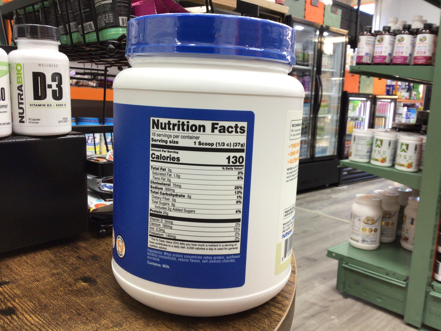 Nutricost Whey Protein Vanilla Flavored 1.5 LB