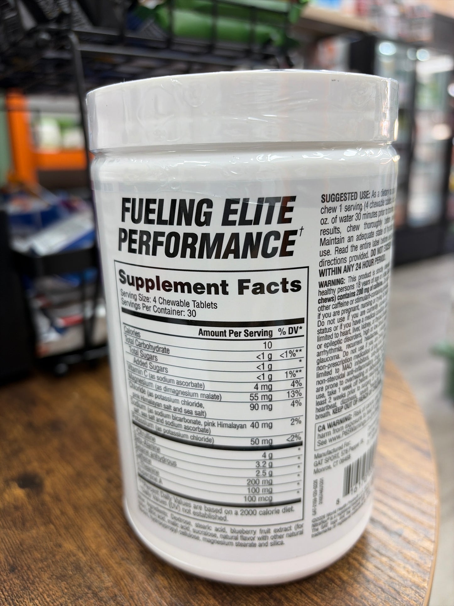 GAT Sport Nitraflex Chews Explosive Pre-Workout Grape Cotton Candy(120 tablets)