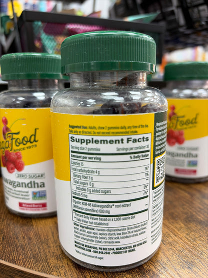 MegaFood Ashwaghanda (60 gummies) Mixed Berry