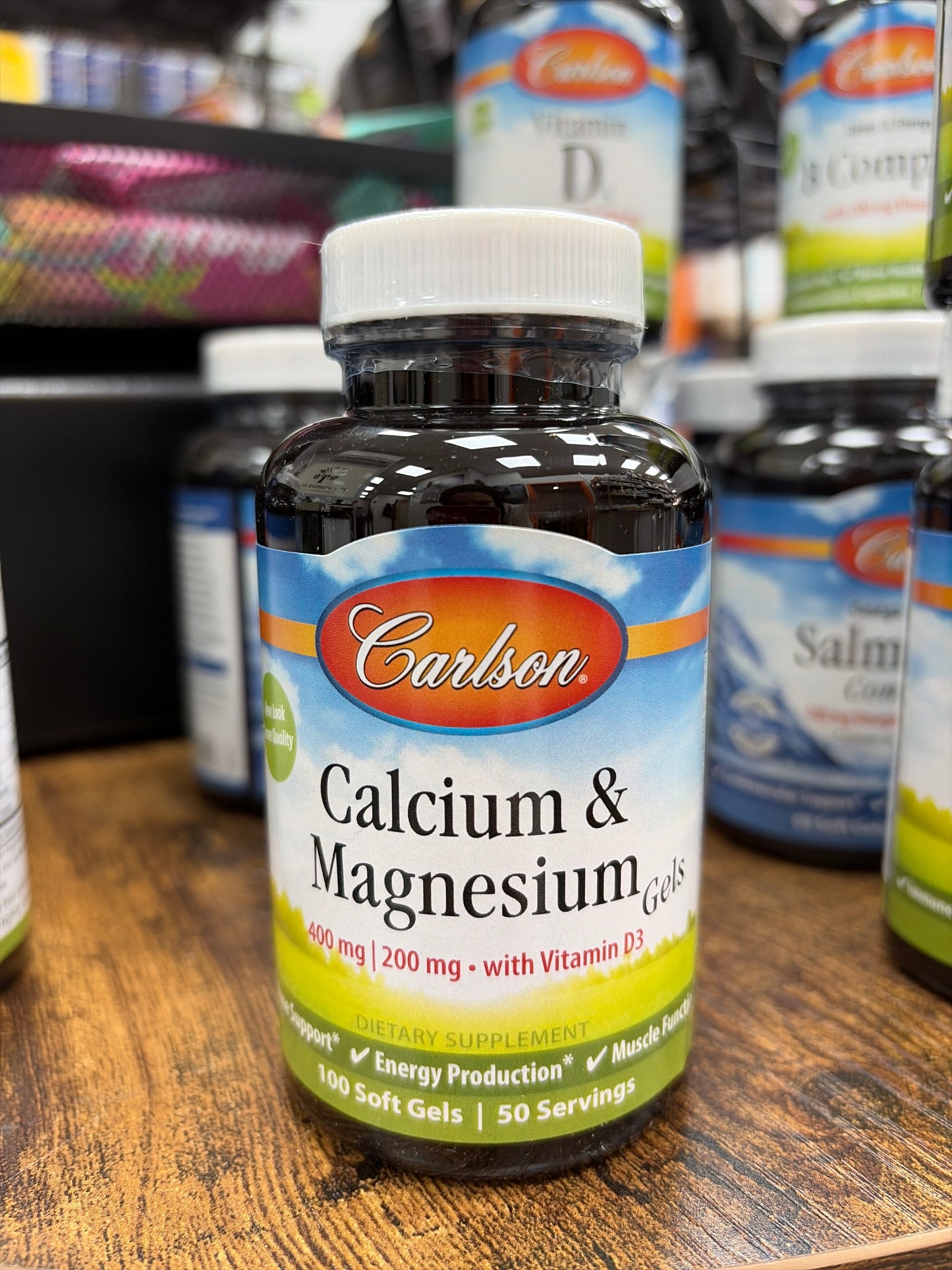 Carlson Calcium&Magnesium Gels with Vitamin D3 100 (softgels)