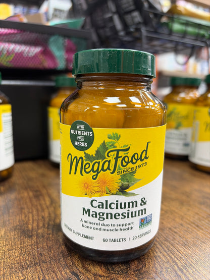 MegaFood Calcium&Magnesium (60 tablets)