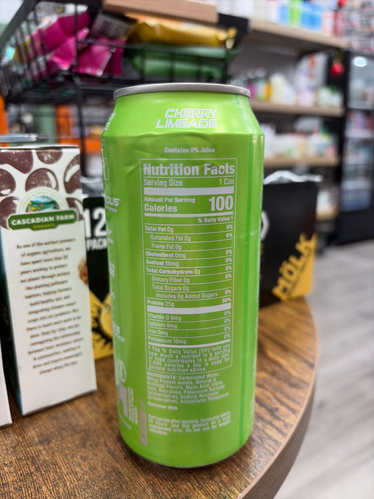 Bucked Up Lightly Carbonated Protein Cherry Limeade 16 fl/oz