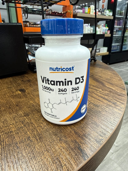 Nutricost Vitamin D3 (240 softgels)