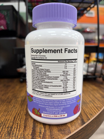 Mary Ruth’s Kids Multivitamin Gummies Mixed Berry&Cherry (60 gummies)
