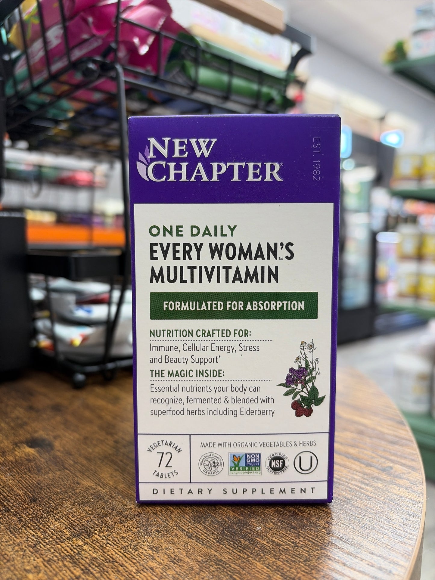 New Chapter One Daily Every Woman’s Multivitamin 72 Vegetarian Tablets