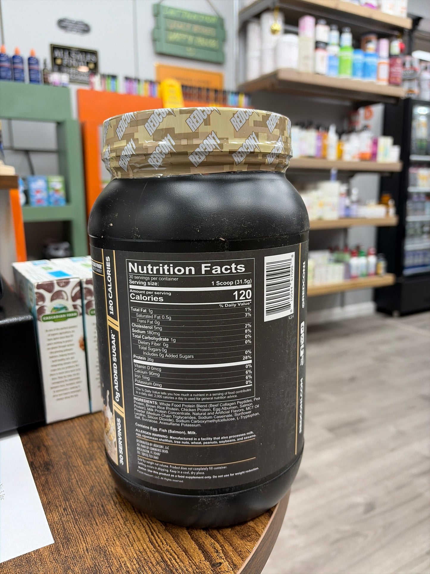 RedCon1 MRE Lite Whole Food Protein Vanilla Milkshake 2.1 LB