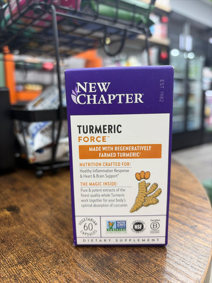 New Chapter Turmeric Force (60 Vegetarian Capsules)