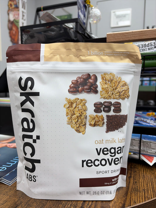 Skratch Labs Vegan Recovery Sport Drink with Caffeine (oat milk latte)