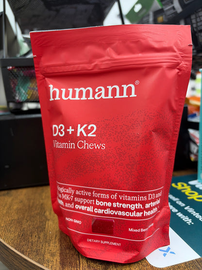 Humann D3+K2 Vitamin Chews