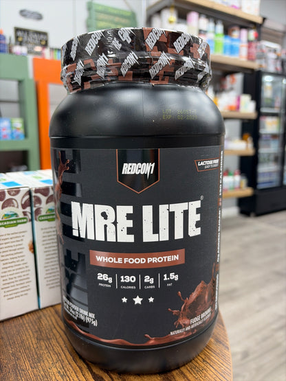 RedCon1 MRE Lite Whole Food Protein Fudge Brownie 2.1 LB