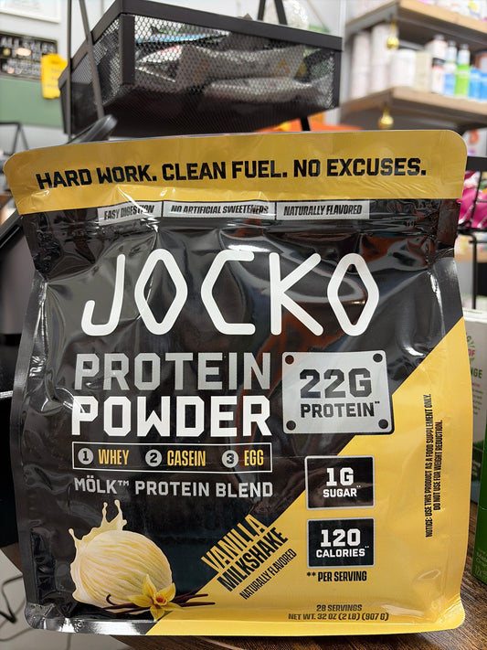 Jocko Protein Powder Vanilla Milkshake 28 servings 2 LB