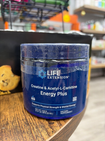 Life Extension Creatine&Acetyl-L-Carnitine Energy Plus