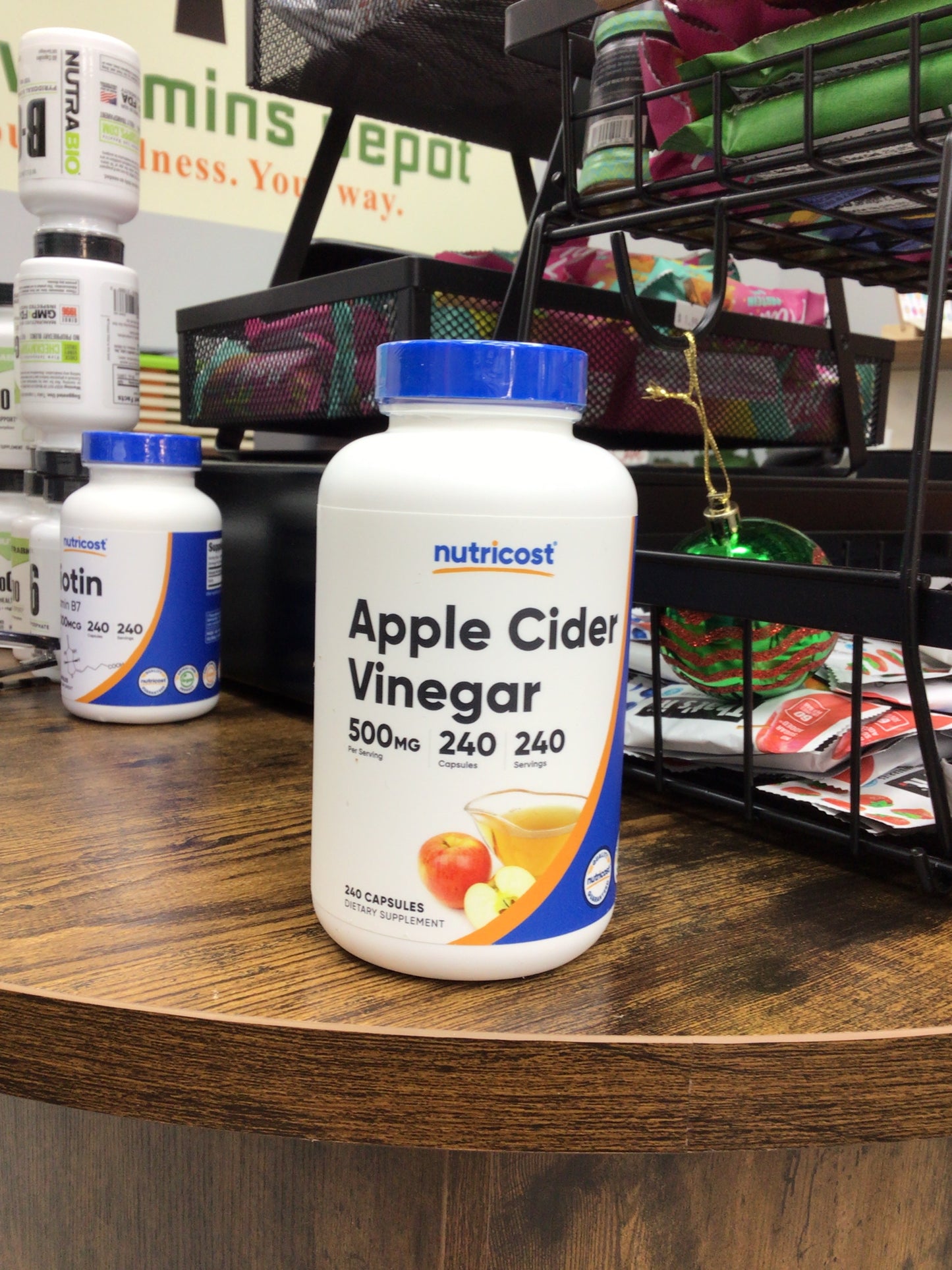 Nutricost Apple Cider Vinegar (240 Capsules)