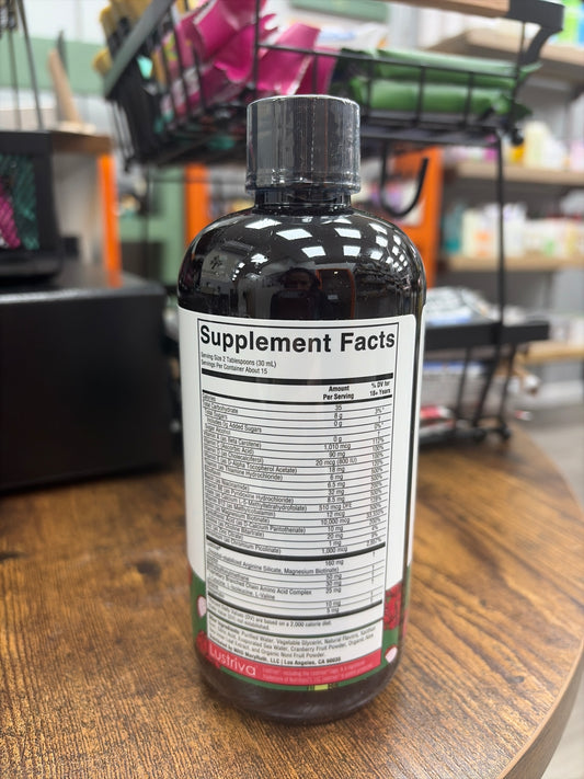 Mary Ruth’s Liquid Morning Multivitamin + Hair Growth Dragon Fruit Melon 15.22 fl. Oz.