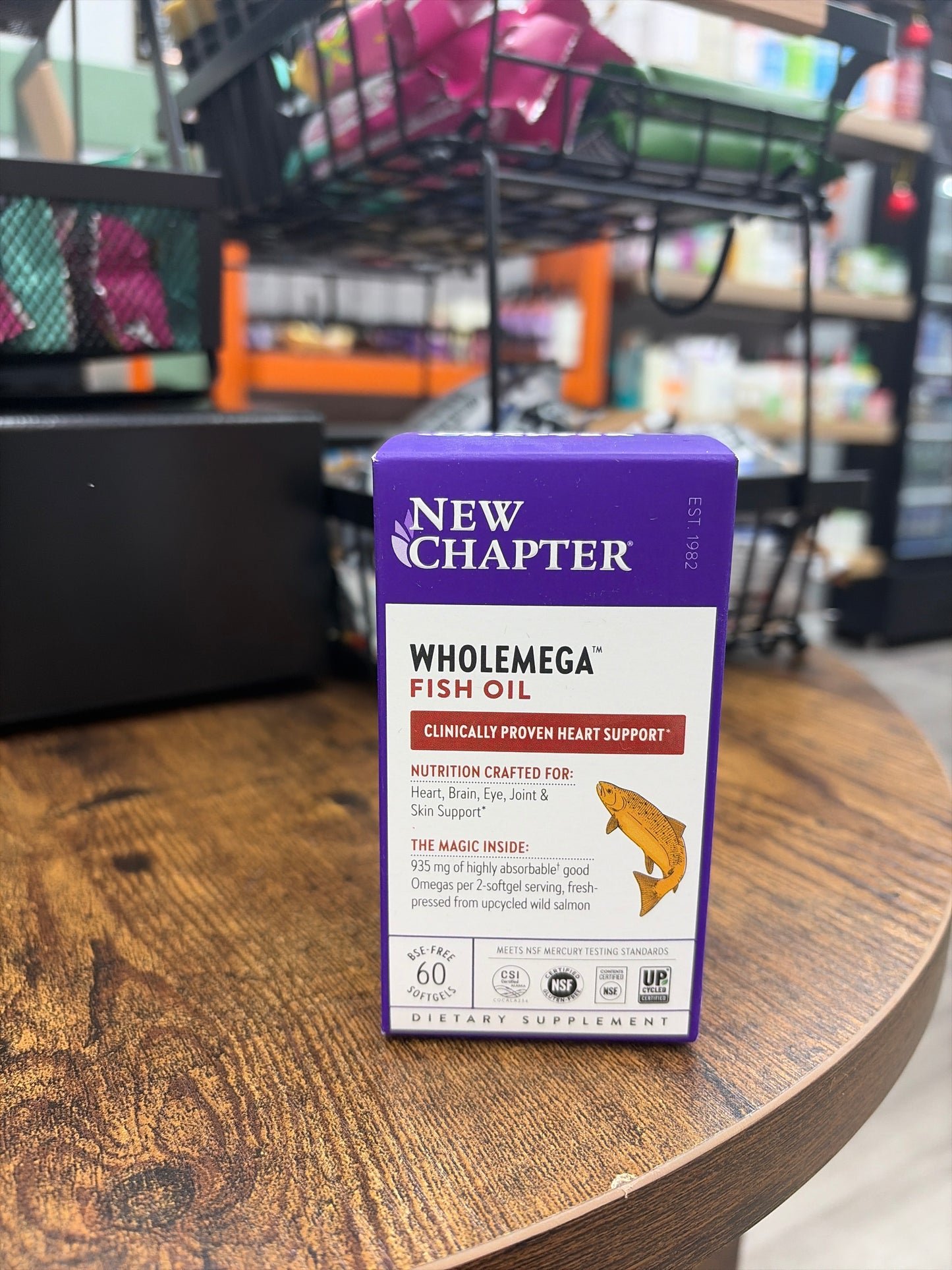 New Chapter Wholemega Fish Oil (60 Softgels) 2000 mg