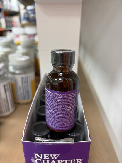 New Chapter Liquid MultiVitamin Mixed Berry Flavored (8 Bottle each 8fl.oz.)