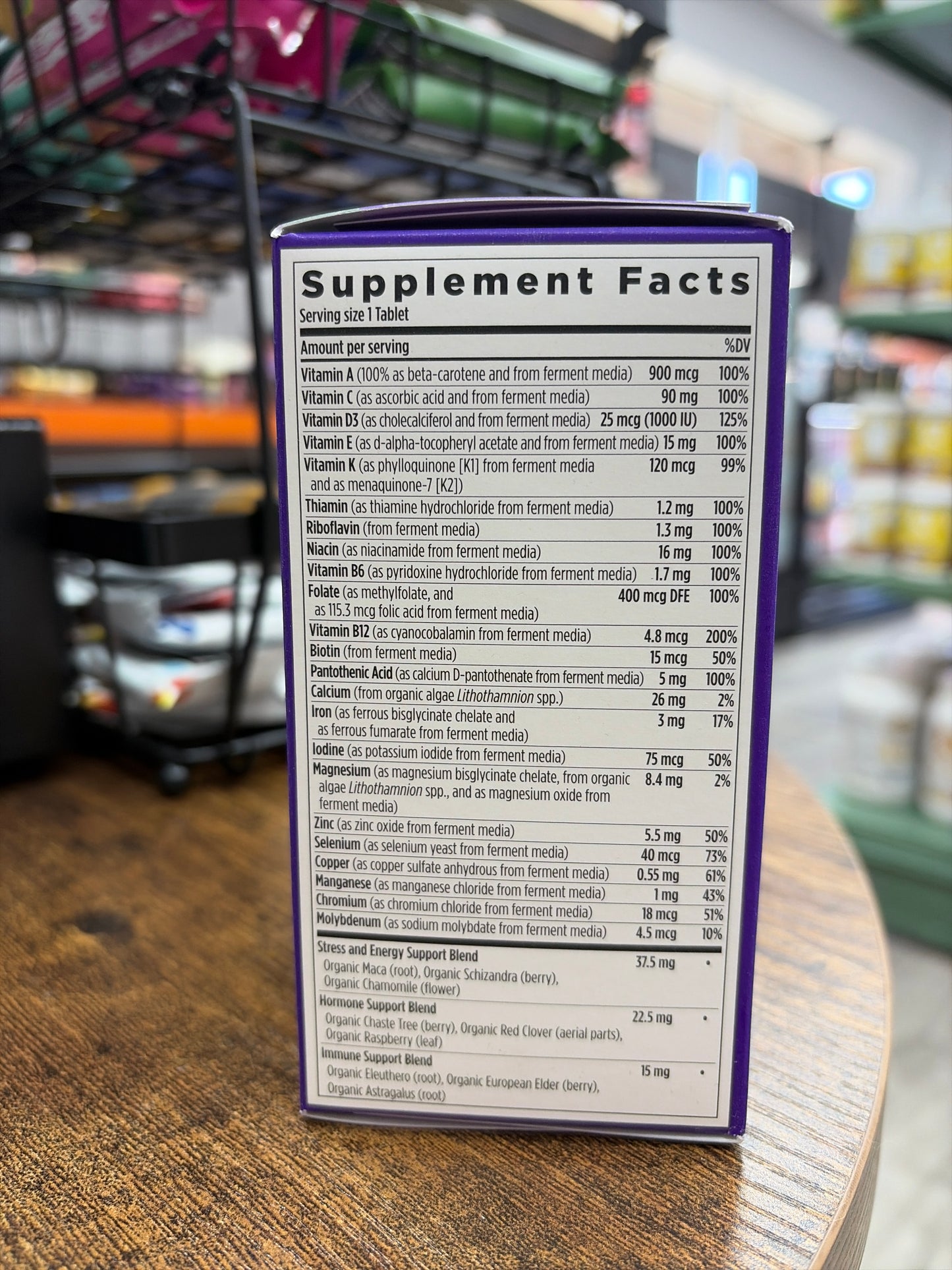 New Chapter One Daily Every Woman’s Multivitamin 72 Vegetarian Tablets