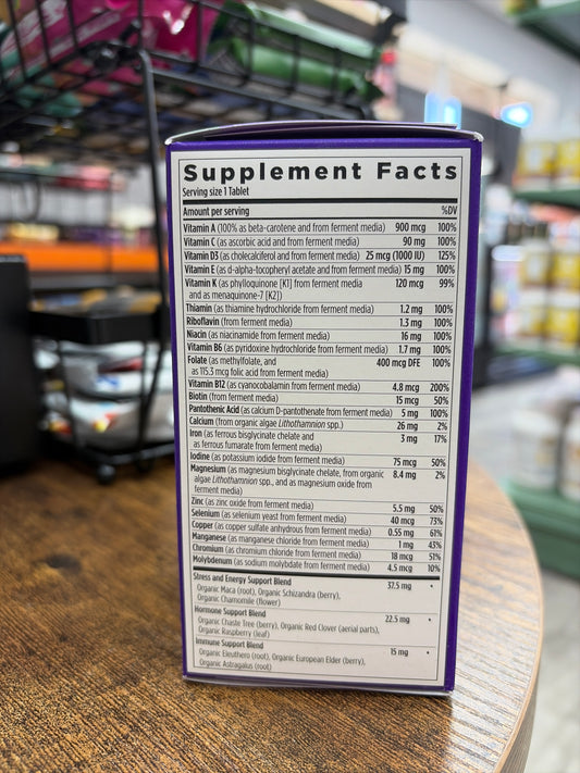 New Chapter One Daily Every Woman’s Multivitamin 72 Vegetarian Tablets