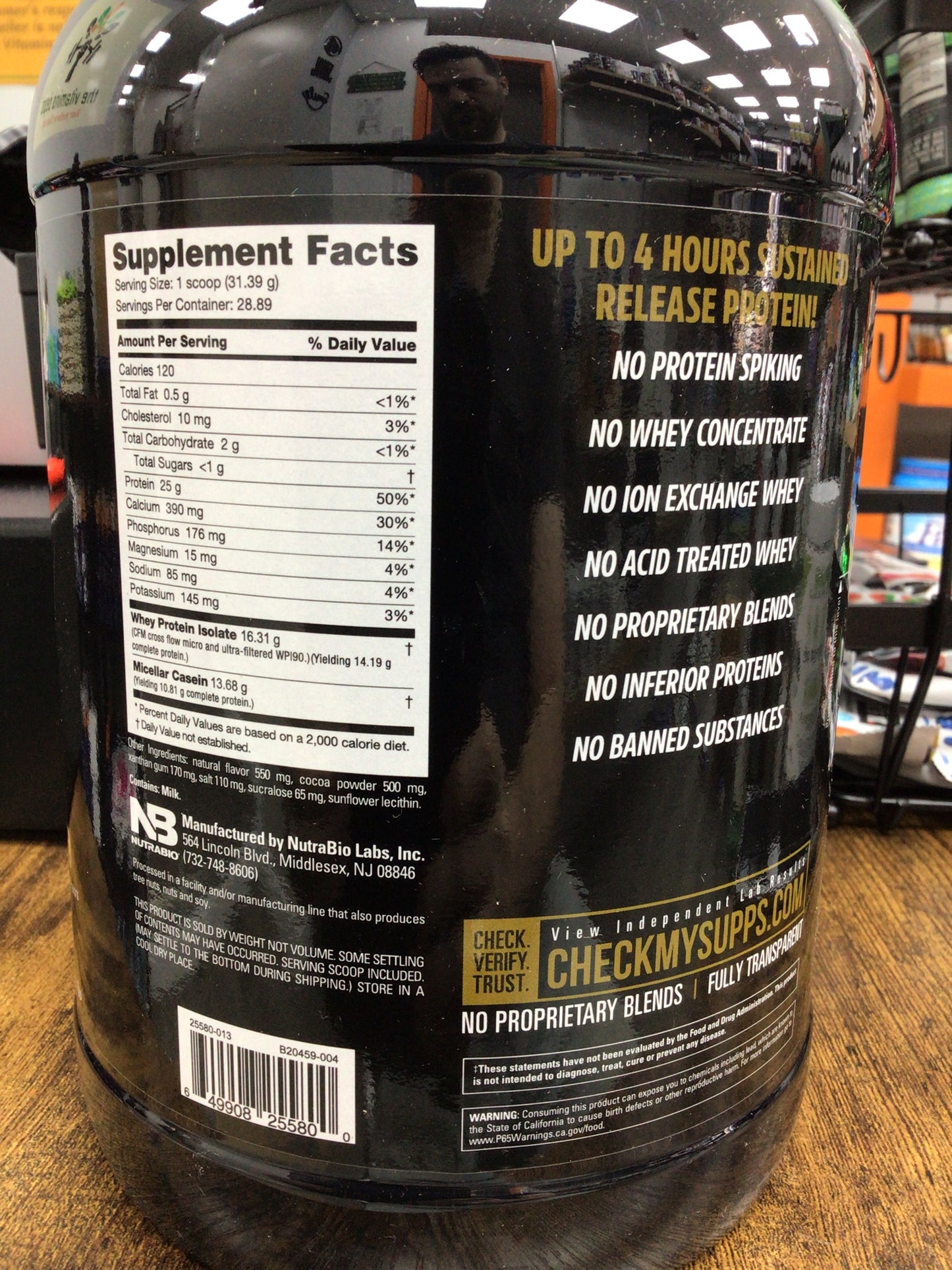 Nutrabio muscle matrix protein Dutch chocolate