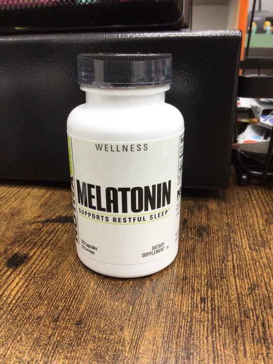 Nutrabio Melatonin supports, restful sleep￼ 120 capsules