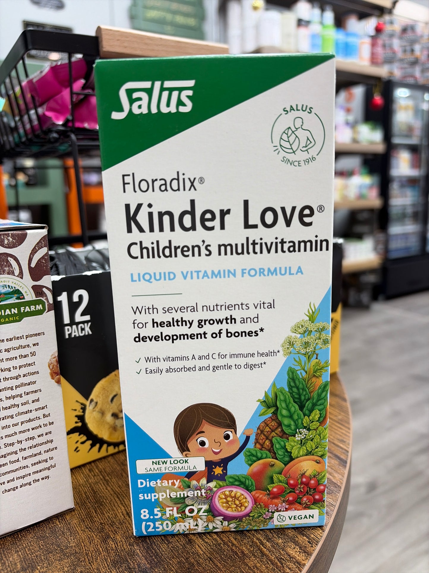 Floradix Kinder Love Children’s Multivitamin Liquid Formula 8.5 FL. OZ. Vegan