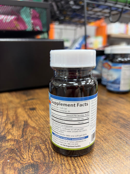 Carlson Co. Q10 100 mg (30 softgels)