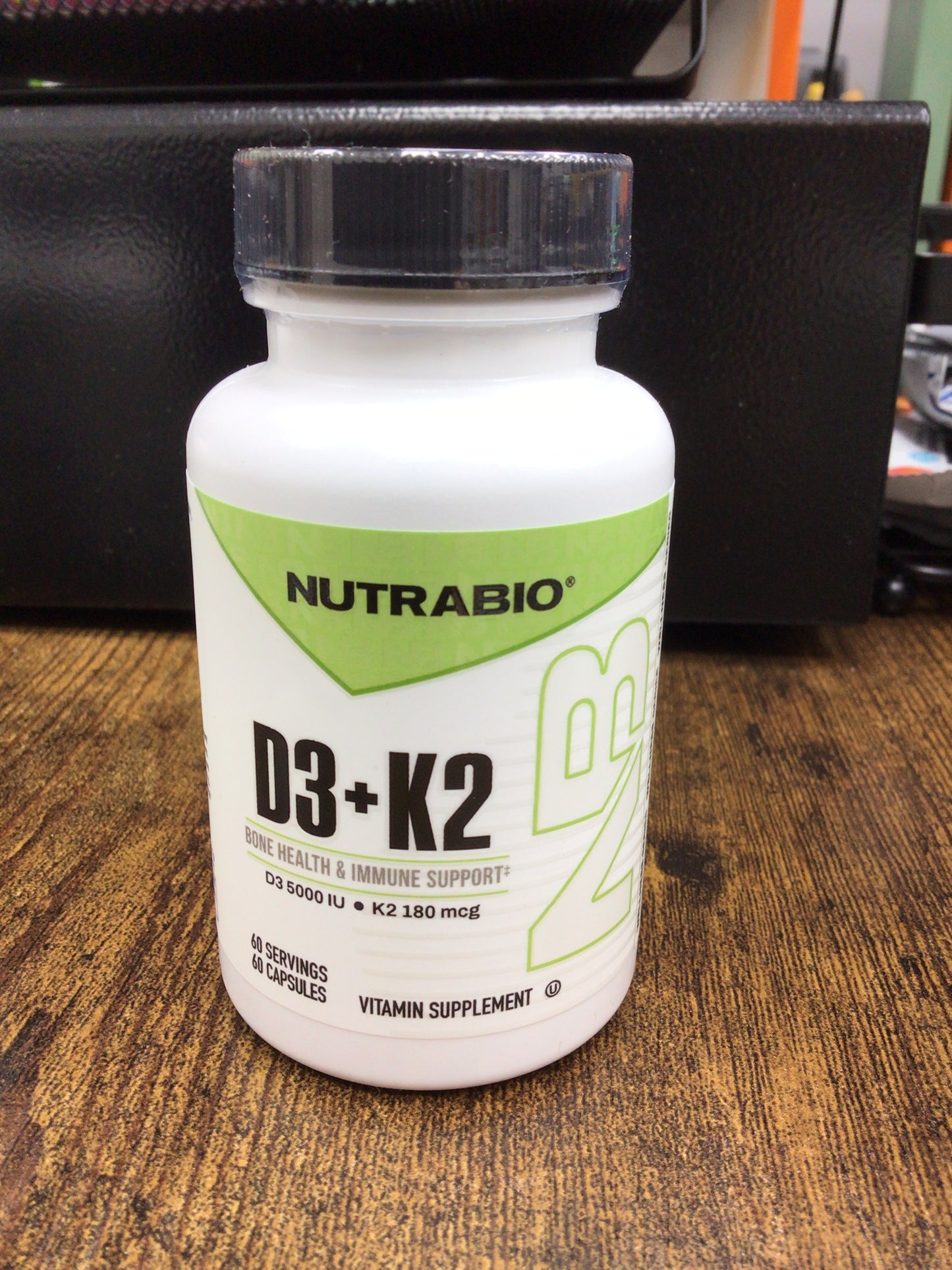 Nutrabio d3+k2 60 serving