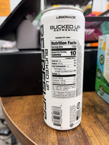 Bucked Up Refresher Lemonade 12 fl. Oz.
