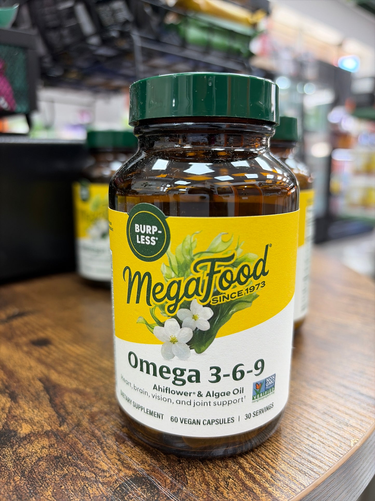 MegaFood Omega 3-6-9 Ahidlower&Algae Oil (60 vegan tablets)
