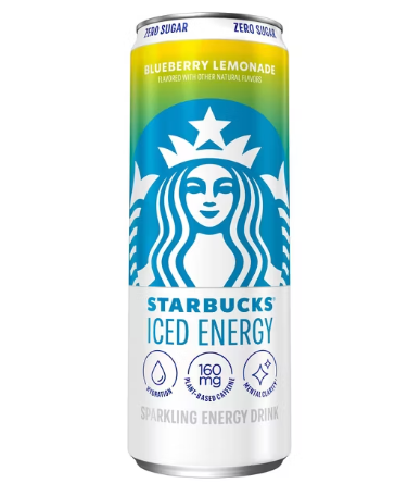 Starbucks Iced Blueberry Lemonade Energy Drink - 12 fl oz Can