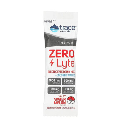 TM Sport, ZEROLyte, Electrolyte Drink Mix, Salty Watermelon, 30 Packets, 0.27 oz (7.3 g) Each