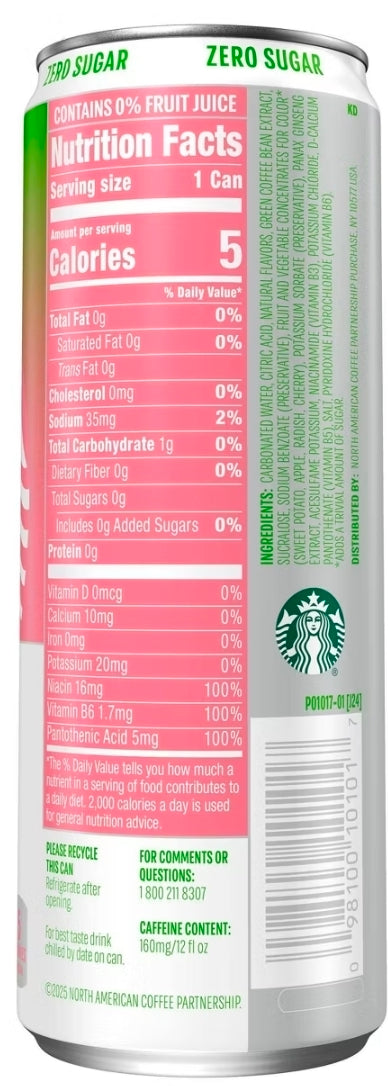 Starbucks Iced Watermelon Energy Drink - 12 fl oz Can