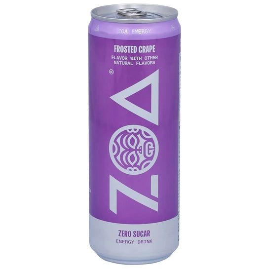 ZOA FROSTED GRAPE ZERO SUGAR 12oz CAN